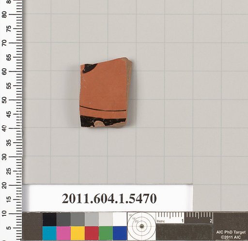 Terracotta fragment of a kylix (drinking cup)