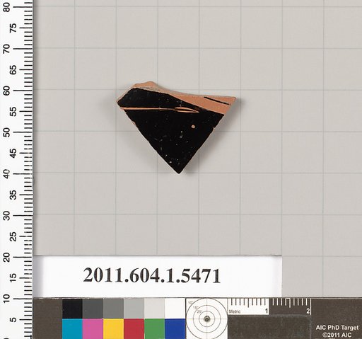 Terracotta fragment of a kylix (drinking cup)