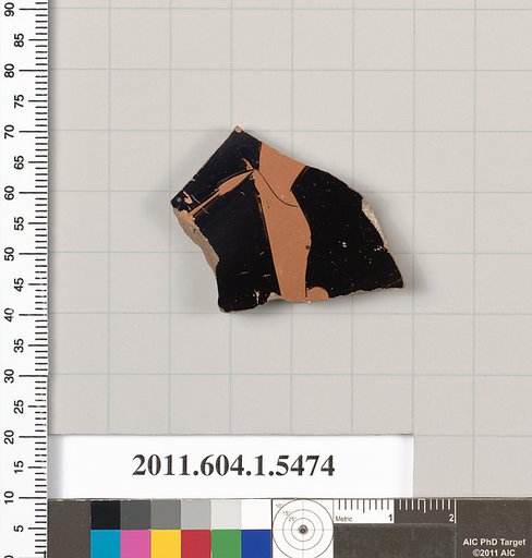 Terracotta fragment of a kylix (drinking cup)