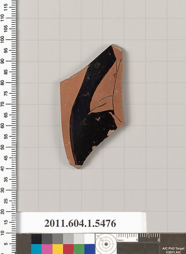 Terracotta fragment of a kylix (drinking cup)
