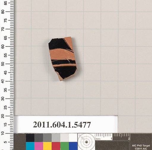Terracotta fragment of a kylix (drinking cup)