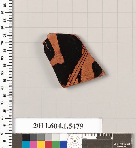 Terracotta fragment of a kylix (drinking cup)