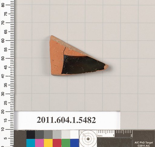Terracotta fragment of a kylix (drinking cup)