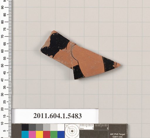 Terracotta fragment of a kylix (drinking cup)