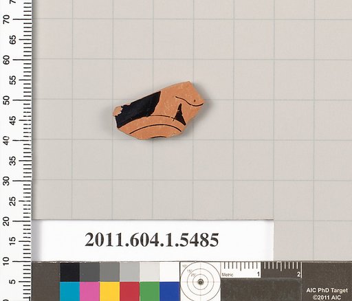 Terracotta fragment of a kylix (drinking cup)