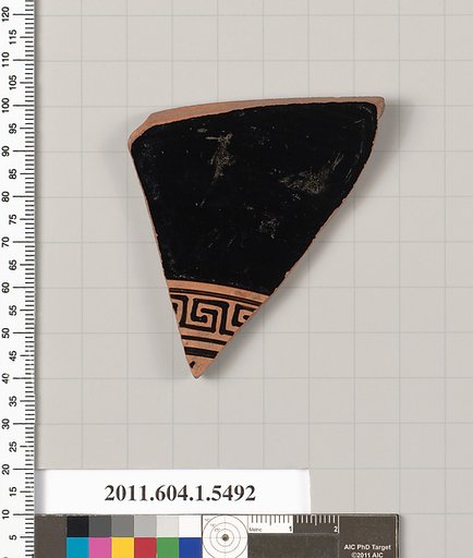 Terracotta fragment of a kylix (drinking cup)