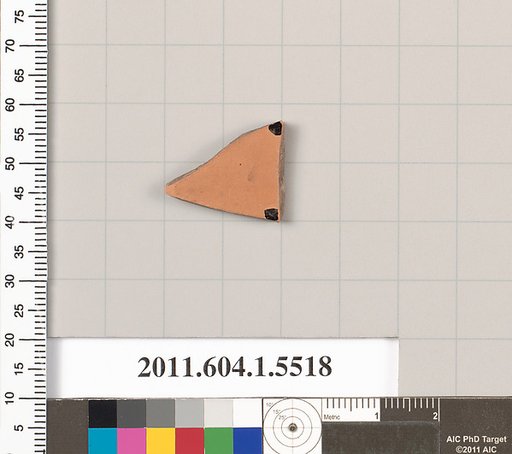 Terracotta fragment of a kylix (drinking cup)