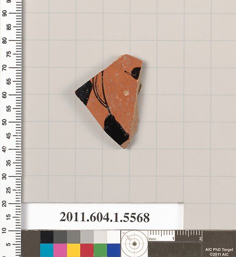 Terracotta fragment of a kylix (drinking cup)