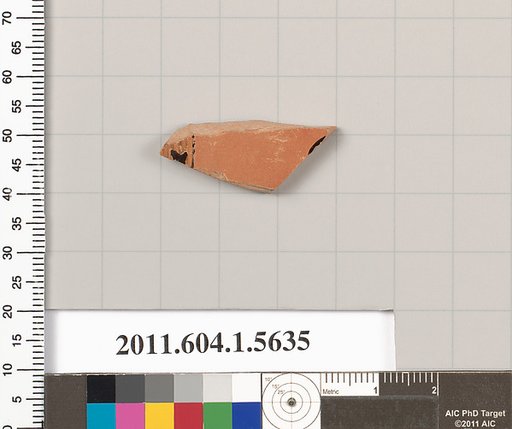 Terracotta fragment of a kylix (drinking cup)