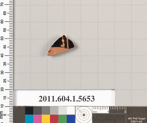Terracotta fragment of a kylix (drinking cup)