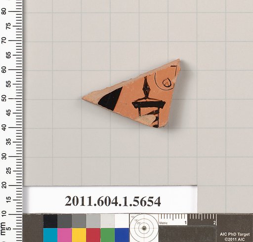 Terracotta fragment of a kylix (drinking cup)