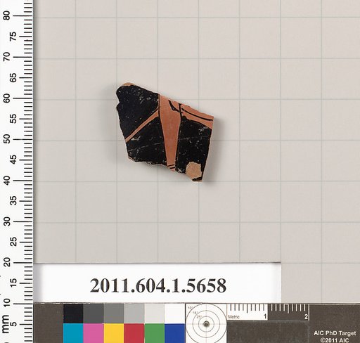 Terracotta fragment of a kylix (drinking cup)
