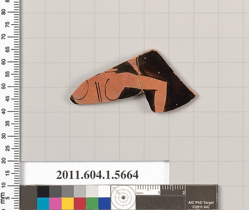 Terracotta fragment of a kylix (drinking cup)