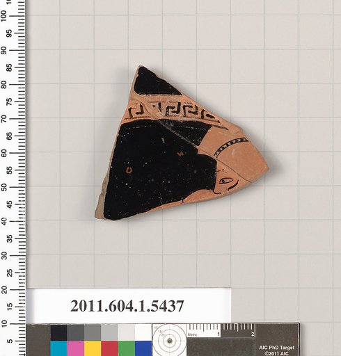 Terracotta fragment of a kylix (drinking cup)