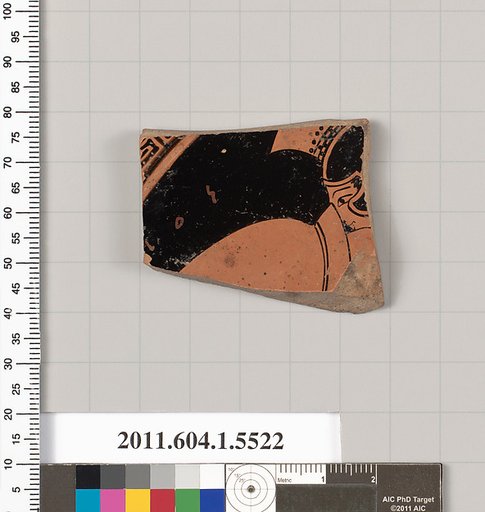 Terracotta fragment of a kylix (drinking cup)