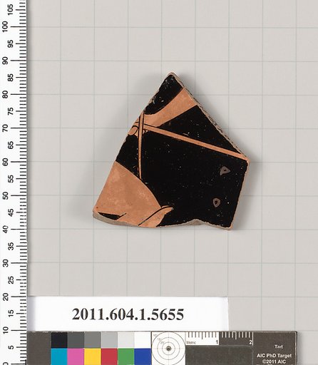 Terracotta fragment of a kylix (drinking cup)
