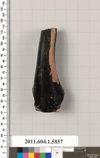 Terracotta fragment of a kylix: eye-cup  (drinking cup)