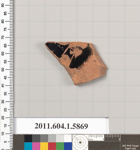 Terracotta fragment of a kylix (drinking cup)