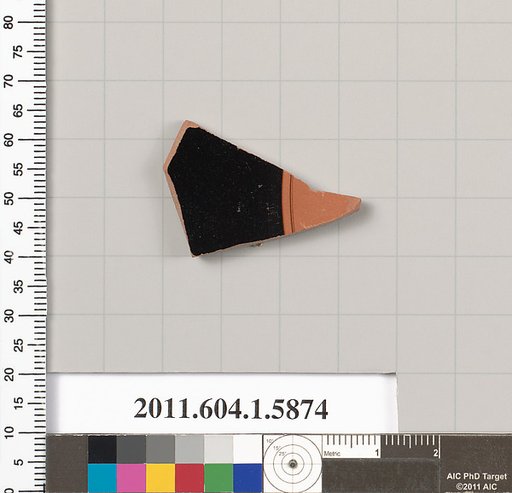 Terracotta fragment of a kylix (drinking cup)