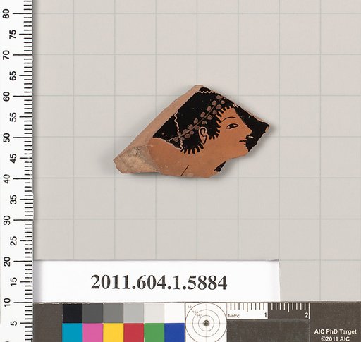 Terracotta fragment of a kylix (drinking cup)
