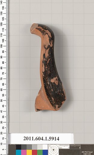 Terracotta fragment of a kylix (drinking cup)