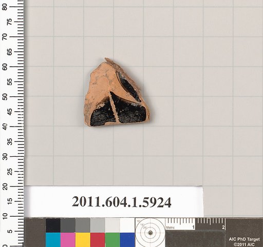 Terracotta fragment of a kylix (drinking cup)