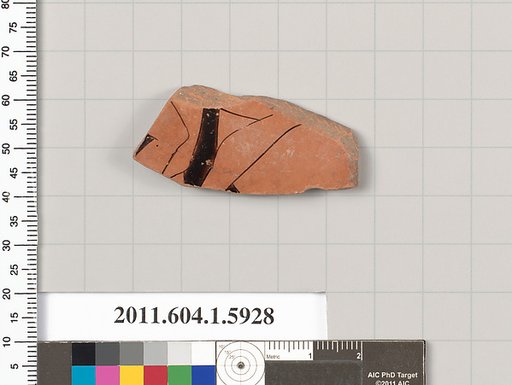 Terracotta fragment of a kylix (drinking cup)