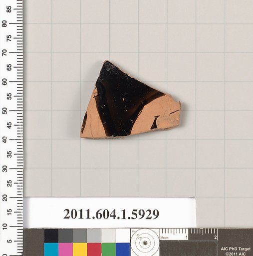 Terracotta fragment of a kylix (drinking cup)