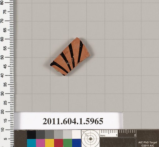 Terracotta fragment of a kylix (drinking cup)