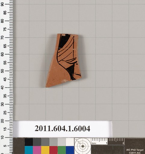 Terracotta fragment of a kylix (drinking cup)