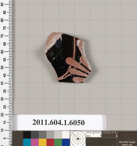 Terracotta fragment of a kylix (drinking cup)