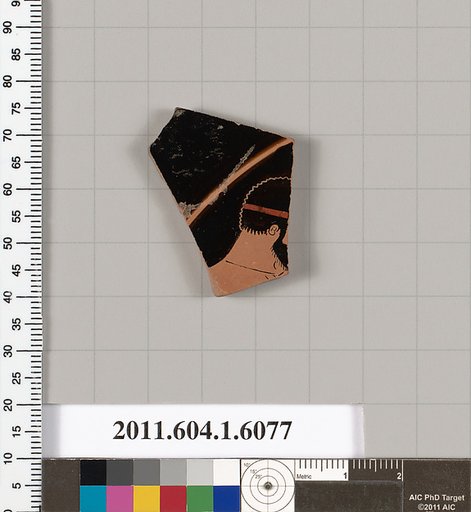 Terracotta fragment of a kylix (drinking cup)