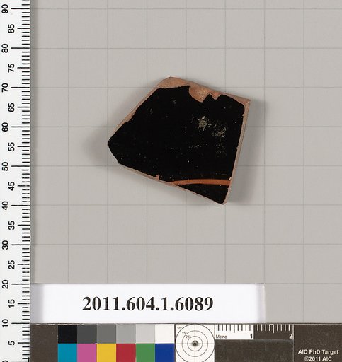Terracotta fragment of a kylix (drinking cup)