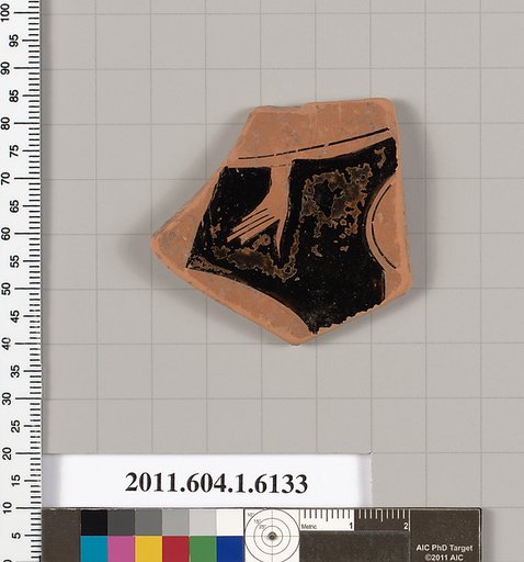 Terracotta fragment of a kylix (drinking cup)