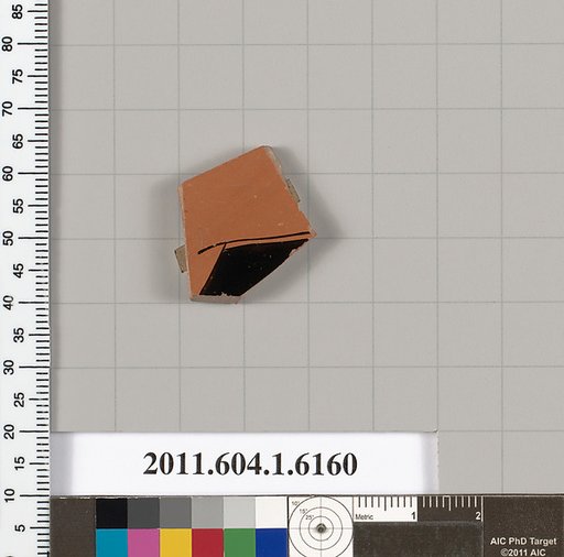 Terracotta fragment of a kylix (drinking cup)
