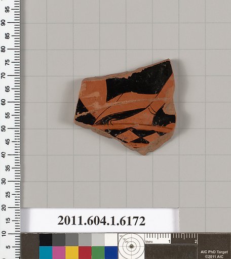 Terracotta fragment of a kylix (drinking cup)