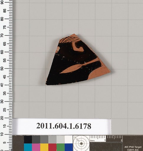 Terracotta fragment of a kylix (drinking cup)