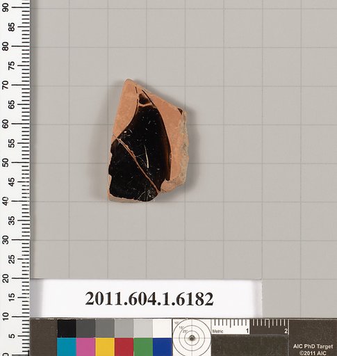 Terracotta fragment of a kylix (drinking cup)