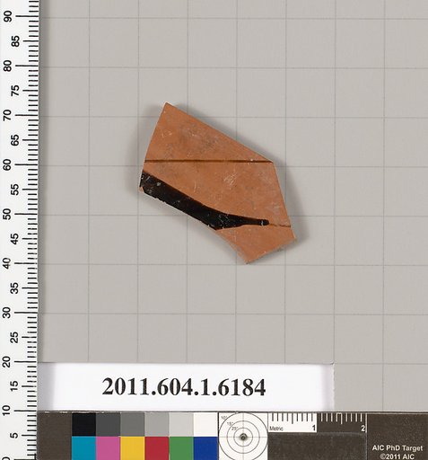 Terracotta fragment of a kylix (drinking cup)