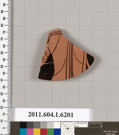 Terracotta fragment of a kylix (drinking cup)