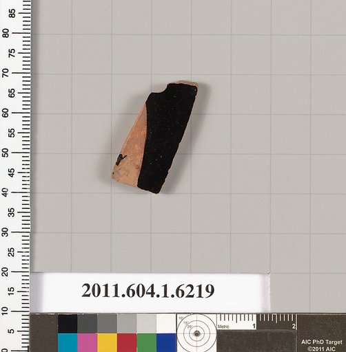 Terracotta fragment of a kylix (drinking cup)