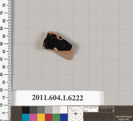 Terracotta fragment of a kylix (drinking cup)