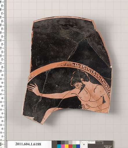 Terracotta fragment of a kylix (drinking cup)