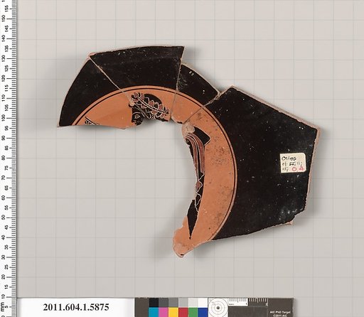 Terracotta fragment of a kylix (drinking cup)
