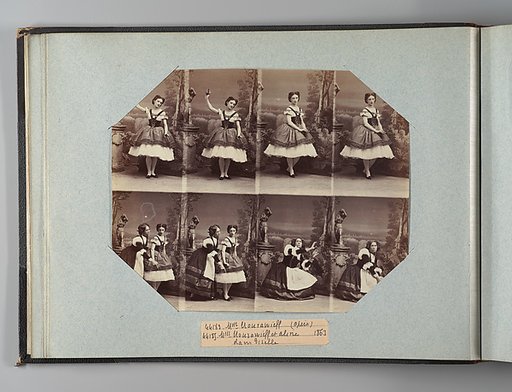 Mlle Mourawieff; Melle Mourawieff et Aline dans Giselle