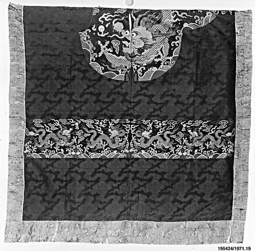 Section from Uncut Robe-Length