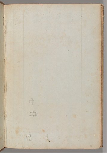 Page from a Scrapbook containing Drawings and Several Prints of Architecture, Interiors, Furniture and Other Objects