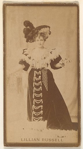Lillian Russell, from the Actresses series (N668)
