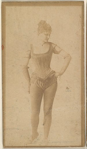 Actress standing with hand on hip, from the Actresses series (N668)