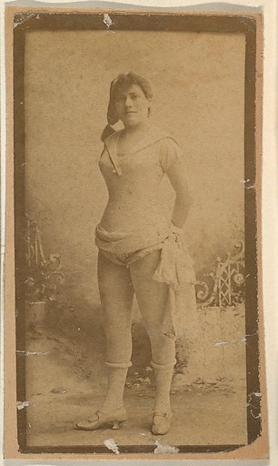 Actress standing with hand on hip, from the Actresses series (N668)